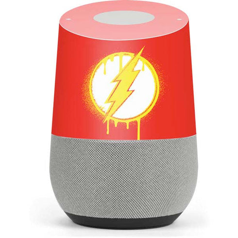 DC Comics The Flash Emblem Drip Google Home Skin